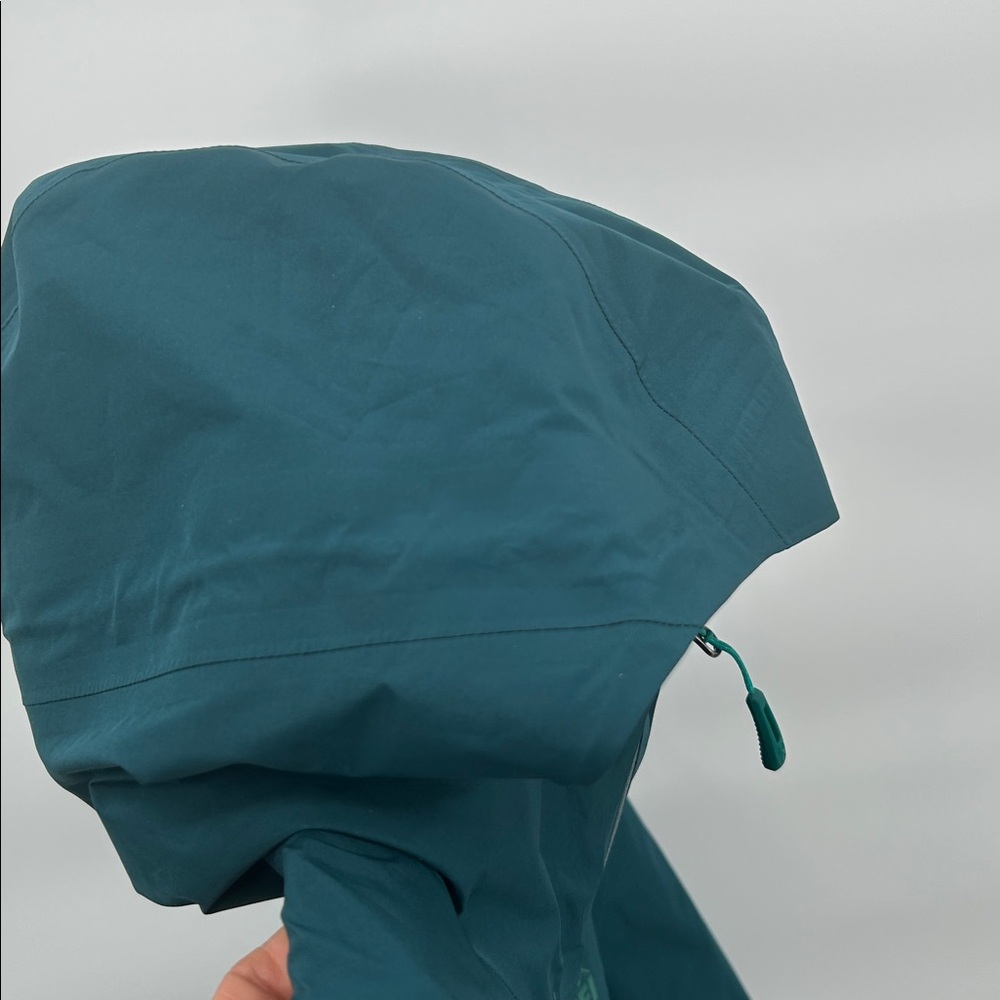 REI Co-op Gore-Tex Hooded Rain Jacket Teal Green Women’s Large - Picture 12 of 13